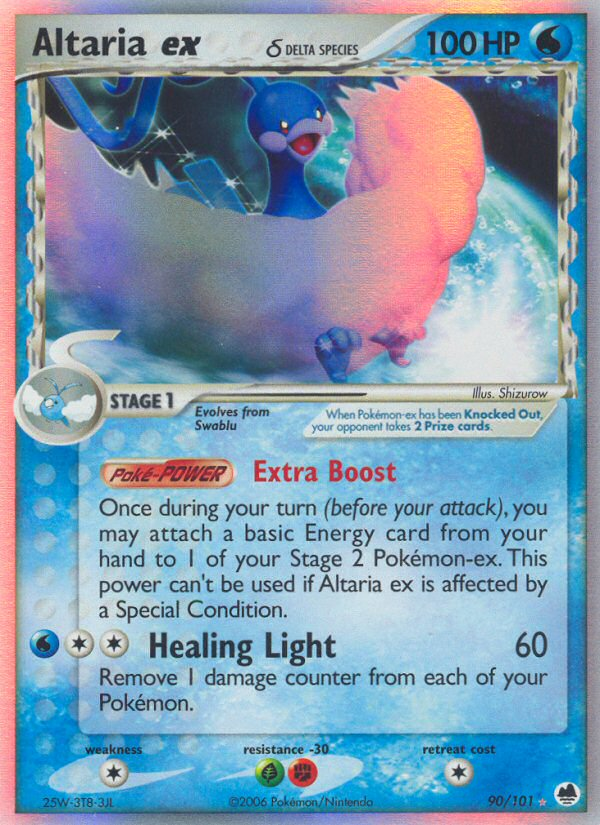 Altaria ex (90/101) (Delta Species) [EX: Dragon Frontiers] | Good Games Adelaide SA