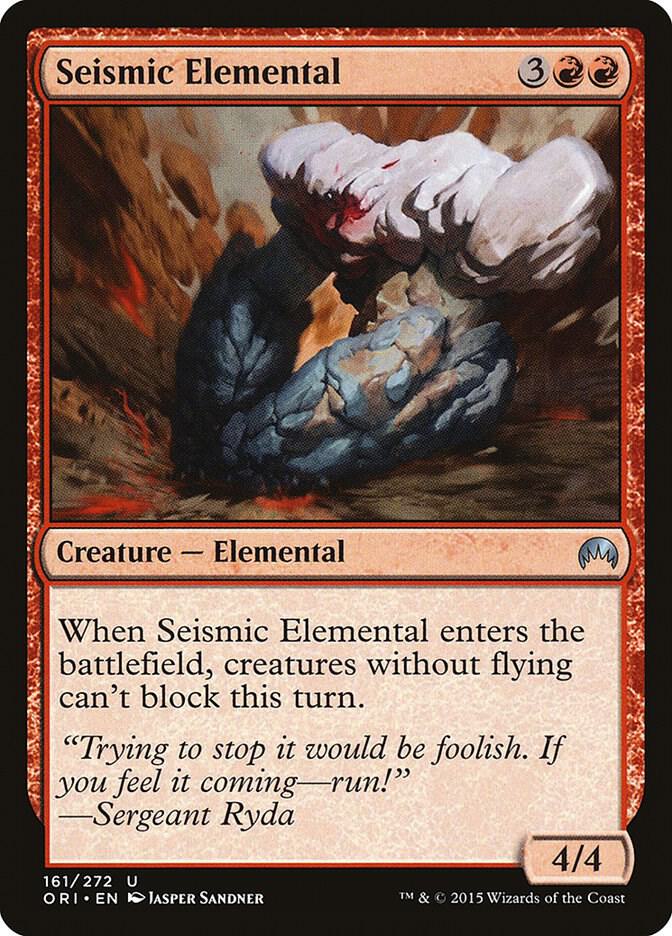 Seismic Elemental 161 (Magic Origins)  - Foil | Good Games Adelaide SA