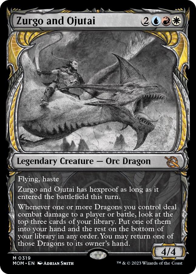 Zurgo and Ojutai 319 (March of the Machine)  - Showcase Foil | Good Games Adelaide SA