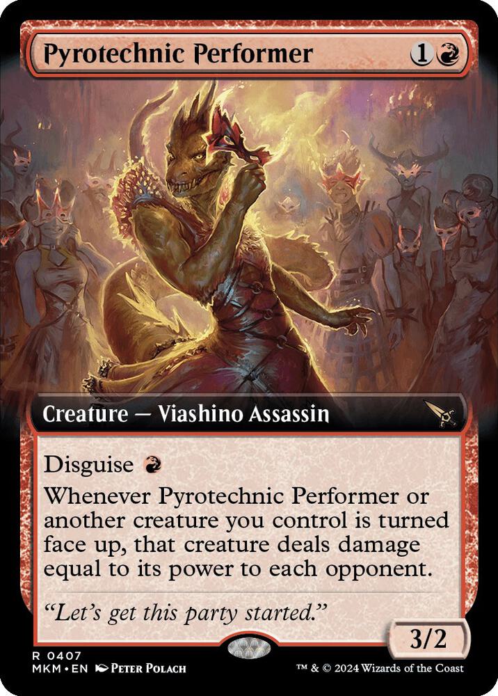 Pyrotechnic Performer 407 (Murders at Karlov Manor)  - Foil | Good Games Adelaide SA