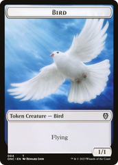 Bird // Cat Double-Sided Token [Phyrexia: All Will Be One Commander Tokens] | Good Games Adelaide SA