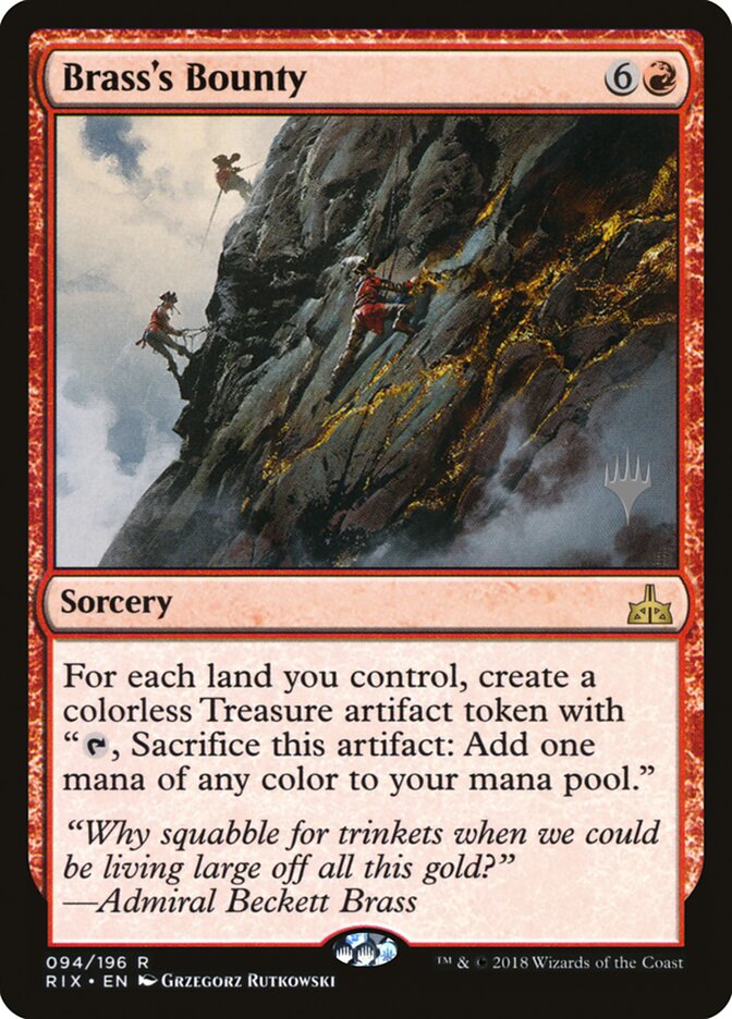 Brass's Bounty (Promo Pack) [Rivals of Ixalan Promos] | Good Games Adelaide SA
