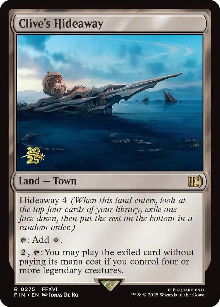 Clives Hideaway 275 (Prerelease Cards)  - Foil | Good Games Adelaide SA