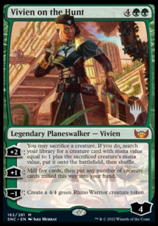 Vivien on the Hunt (Promo Pack) [Streets of New Capenna Promos] | Good Games Adelaide SA