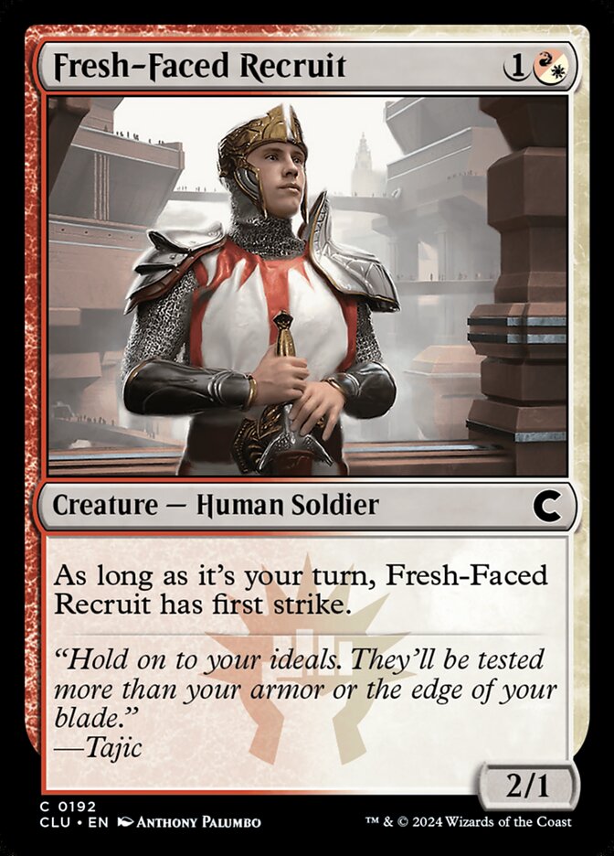 Fresh-Faced Recruit 192 (Ravnica: Clue Edition)  | Good Games Adelaide SA