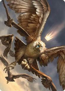 Gwaihir Greatest of the Eagles Art Card 59 (Art Series: Universes Beyond: The Lord of the Rings: Tales of Middle-earth)  | Good Games Adelaide SA