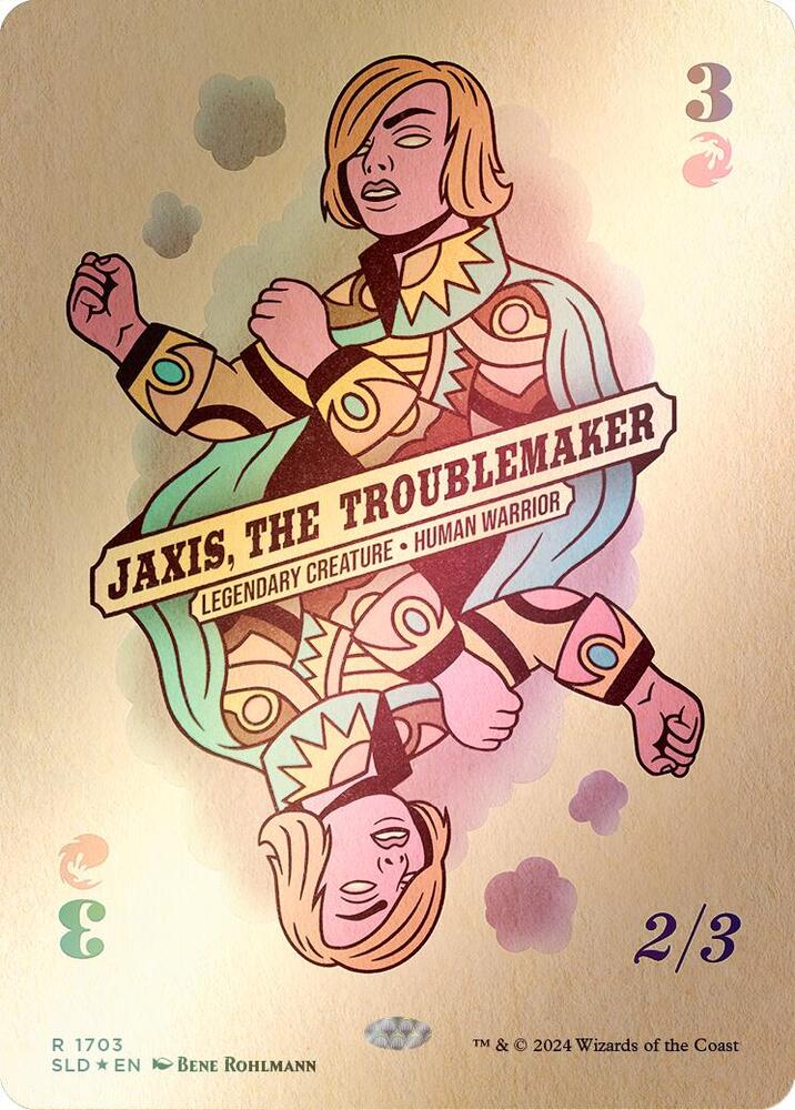 Jaxis the Troublemaker Rainbow Foil 1703 (Secret Lair Drop Series)  - Foil | Good Games Adelaide SA
