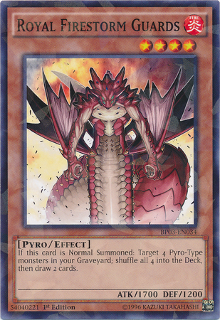 Royal Firestorm Guards [BP03-EN034] Shatterfoil Rare | Good Games Adelaide SA