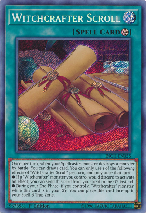 Witchcrafter Scroll [INCH-EN025] Secret Rare | Good Games Adelaide SA