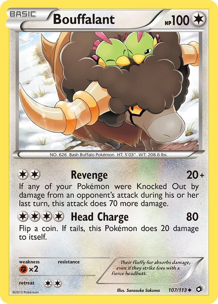 Bouffalant 107/113 (Legendary Treasures)  | Good Games Adelaide SA