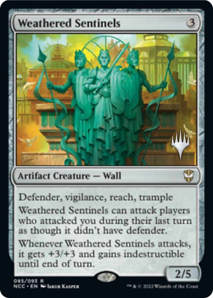 Weathered Sentinels 85 (Promo Pack: Streets of New Capenna)  - Foil | Good Games Adelaide SA