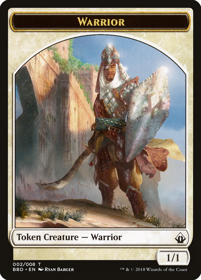 Warrior Token [Battlebond Tokens] | Good Games Adelaide SA