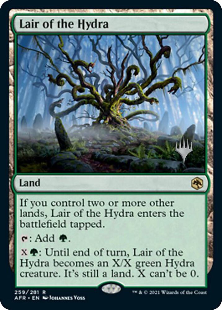 Lair of the Hydra 259 (Promo Pack: Adventures in the Forgotten Realms)  - Foil | Good Games Adelaide SA