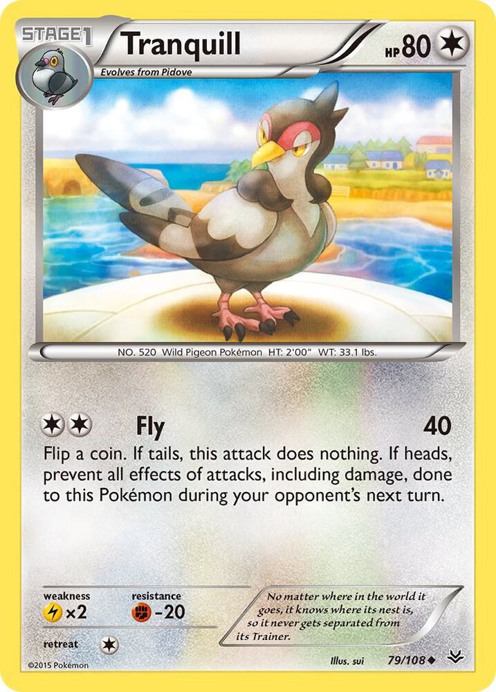 Tranquill 79/108 (XY - Roaring Skies)  | Good Games Adelaide SA