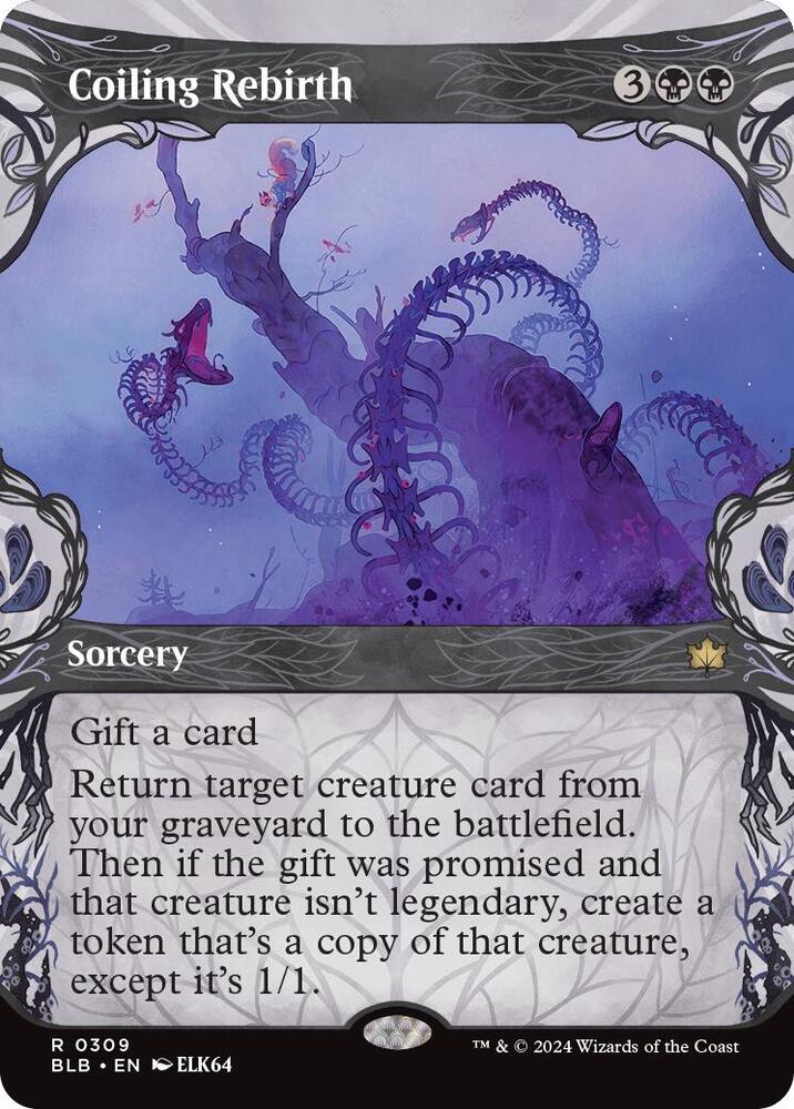 Coiling Rebirth 309 (Bloomburrow)  - Foil | Good Games Adelaide SA