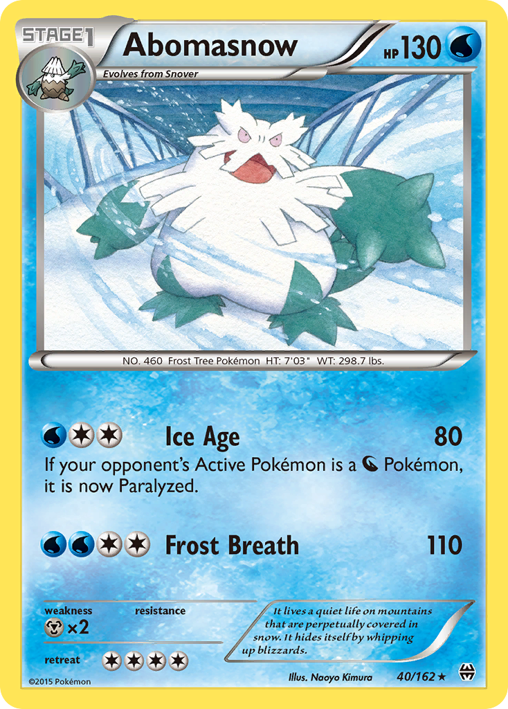 Abomasnow (40/162) [XY: BREAKthrough] | Good Games Adelaide SA