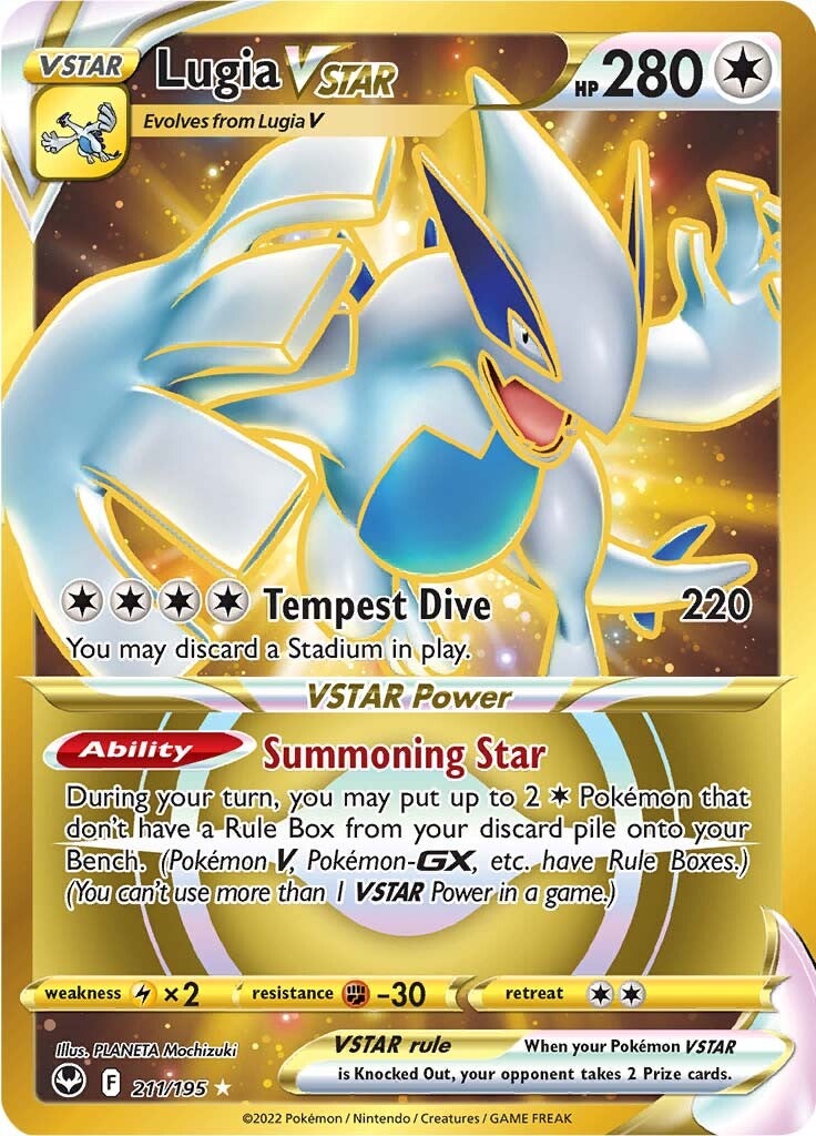 Lugia VSTAR (211/195) [Sword & Shield: Silver Tempest] | Good Games Adelaide SA