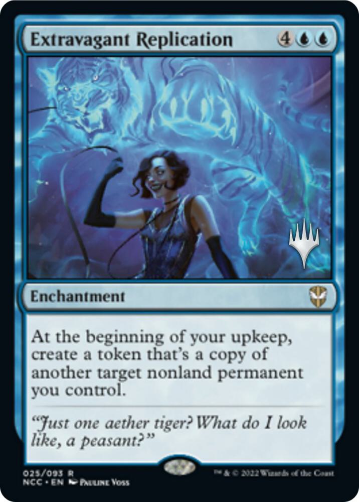 Extravagant Replication 25 (Promo Pack: Streets of New Capenna)  - Foil | Good Games Adelaide SA
