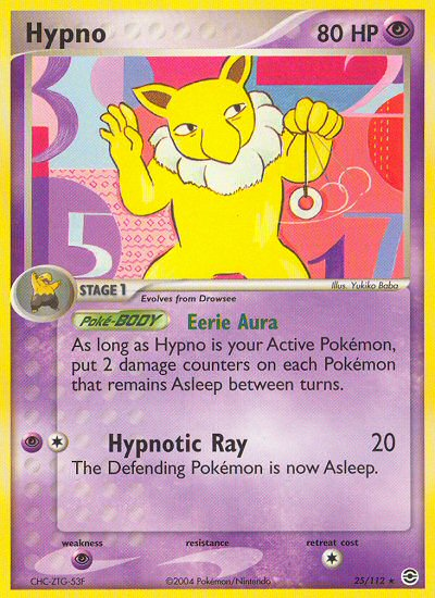 Hypno (25/112) [EX: FireRed & LeafGreen] | Good Games Adelaide SA