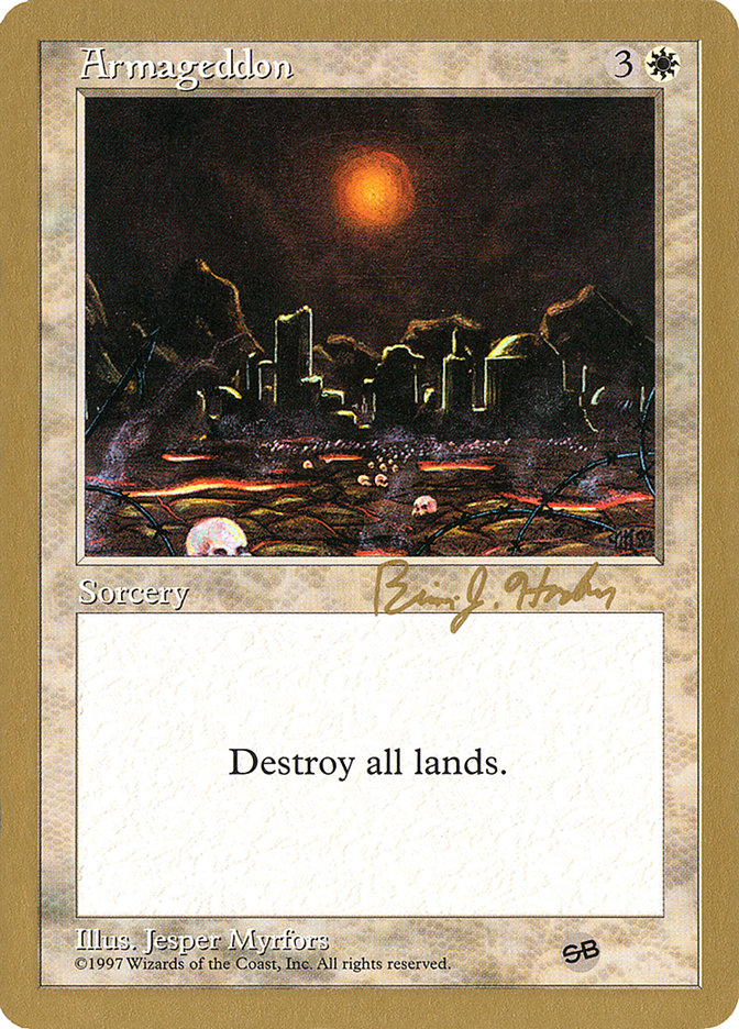 Armageddon (Brian Hacker) (SB) [World Championship Decks 1998] | Good Games Adelaide SA