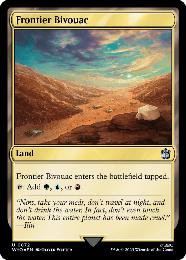Frontier Bivouac 872 (Universes Beyond: Doctor Who)  - Foil | Good Games Adelaide SA