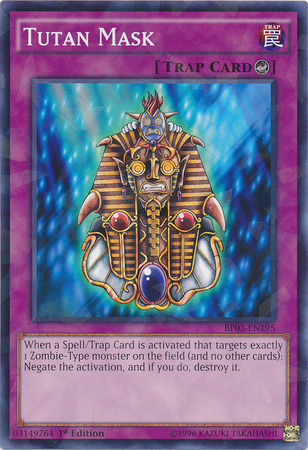 Tutan Mask [BP03-EN195] Shatterfoil Rare | Good Games Adelaide SA