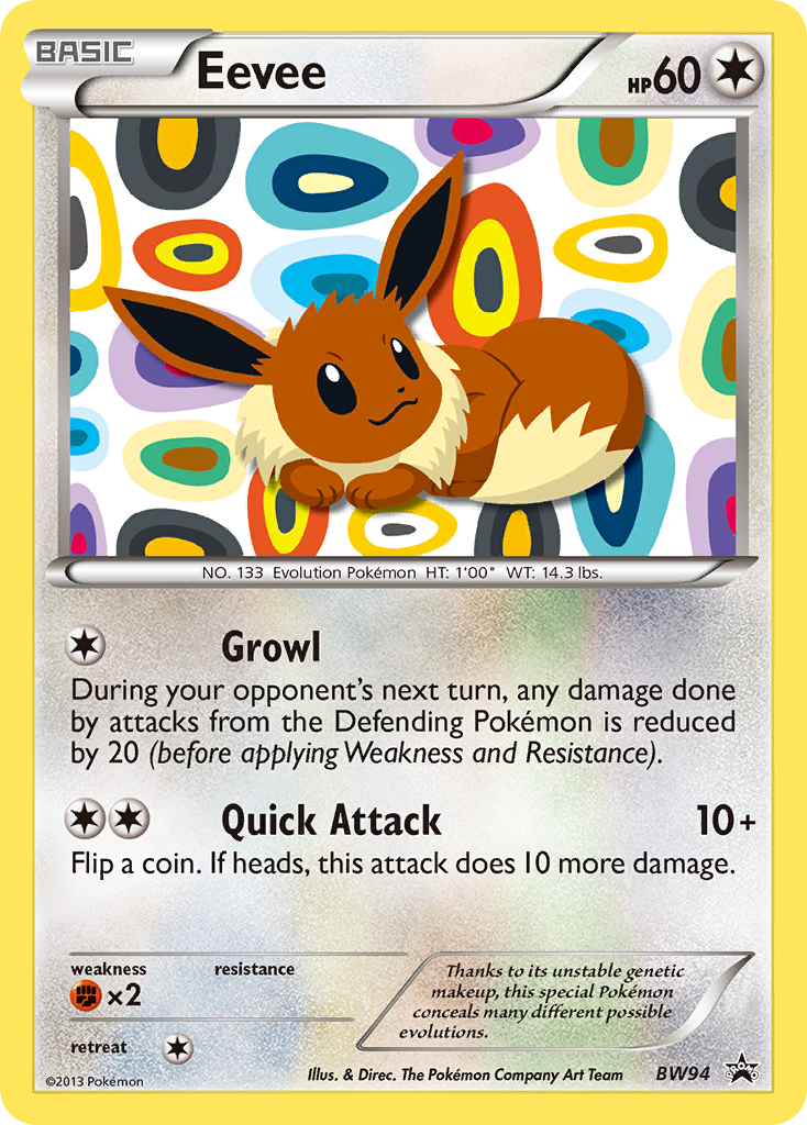 Eevee (BW94) [Black & White: Black Star Promos] | Good Games Adelaide SA