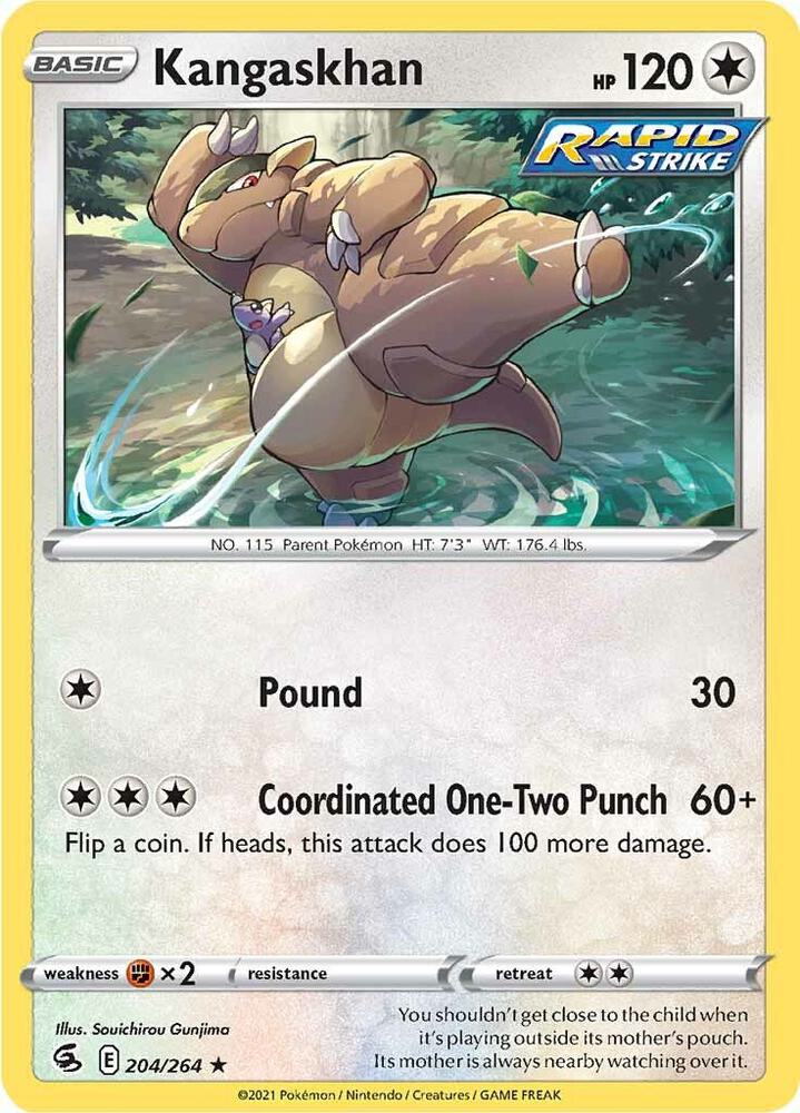 Kangaskhan 204/264 (SWSH08: Fusion Strike)  | Good Games Adelaide SA