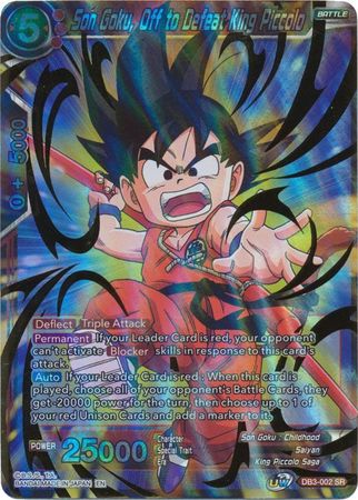 Son Goku, Off to Defeat King Piccolo [DB3-002] | Good Games Adelaide SA