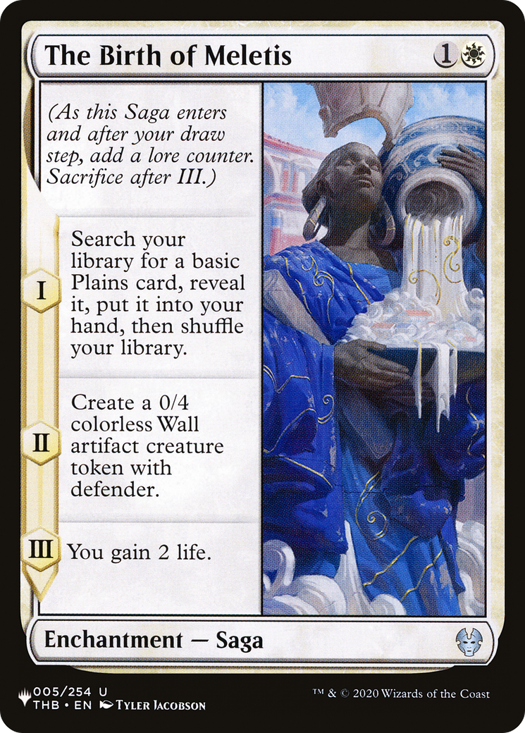 The Birth of Meletis [The List Reprints] | Good Games Adelaide SA
