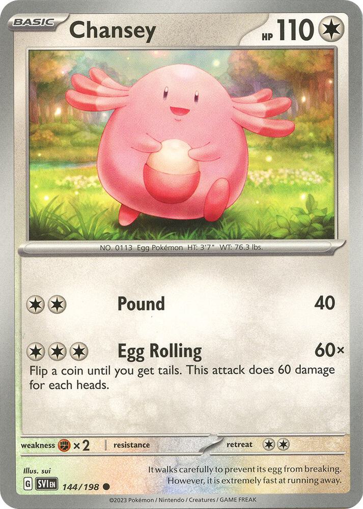 Chansey 144/198 (SV01: Scarlet & Violet Base Set)  | Good Games Adelaide SA