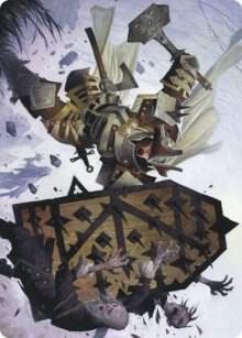 Estwald Shieldbasher Art Card 9 (Art Series: Innistrad: Crimson Vow)  | Good Games Adelaide SA