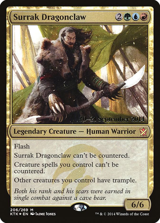 Surrak Dragonclaw 206 (Prerelease Cards)  - Foil | Good Games Adelaide SA