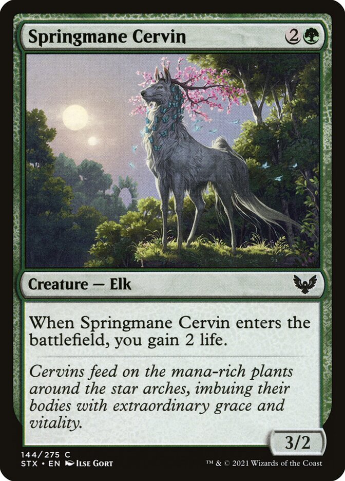 Springmane Cervin 144 (Strixhaven: School of Mages)  - Foil | Good Games Adelaide SA