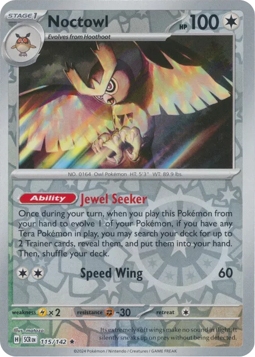 Noctowl (115/142) [Scarlet & Violet: Stellar Crown] | Good Games Adelaide SA