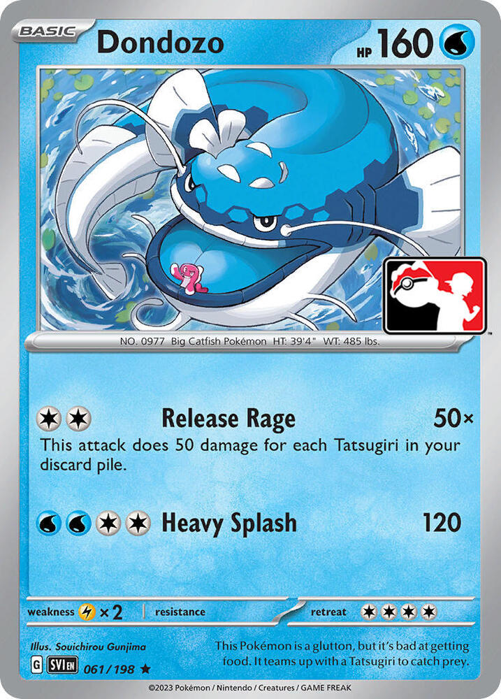 Dondozo 061/198 (Prize Pack Series Cards)  - Holofoil | Good Games Adelaide SA