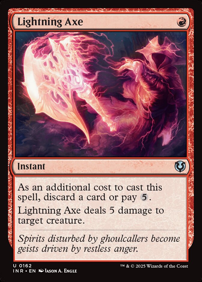Lightning Axe 162 (Innistrad Remastered)  - Foil | Good Games Adelaide SA