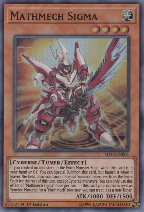 Mathmech Sigma [MYFI-EN001] Super Rare | Good Games Adelaide SA