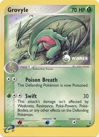 Grovyle (004) (Jumbo Card) [Nintendo: Black Star Promos] | Good Games Adelaide SA
