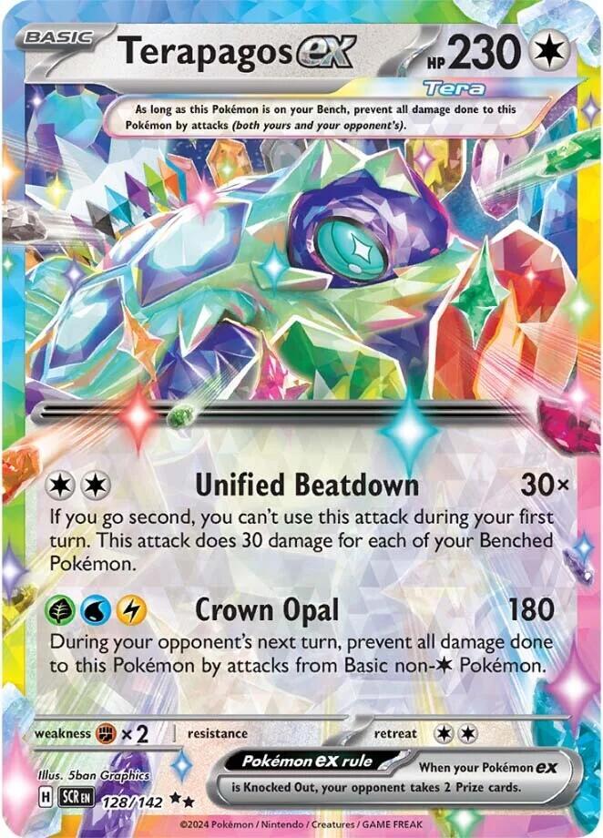 Terapagos ex 128/142 (SV07: Stellar Crown)  - Holofoil | Good Games Adelaide SA