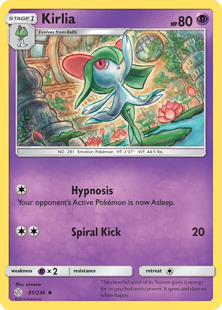 Kirlia (81/236) [Sun & Moon: Cosmic Eclipse] | Good Games Adelaide SA