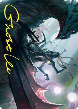 Specter of the Fens Art Card Gold Stamped Signature 11 (Art Series: Strixhaven)  | Good Games Adelaide SA