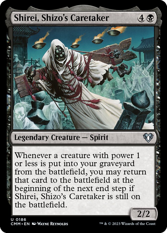 Shirei, Shizo's Caretaker 186 (Commander Masters)  - Foil | Good Games Adelaide SA