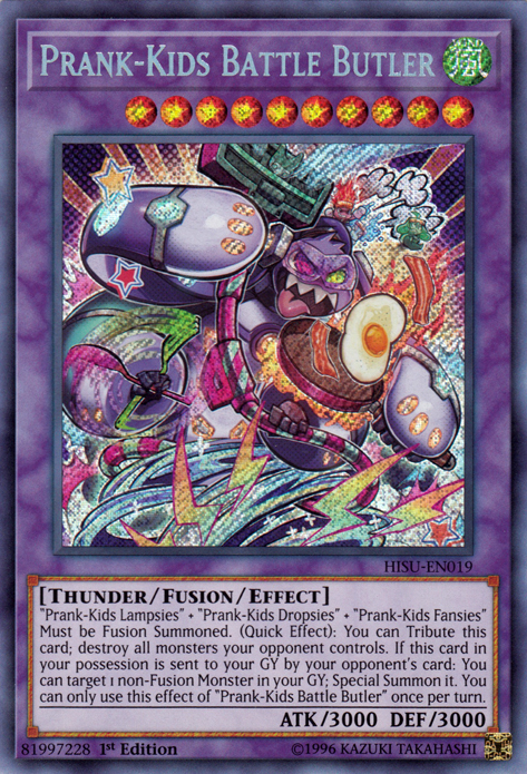 Prank-Kids Battle Butler [HISU-EN019] Secret Rare | Good Games Adelaide SA