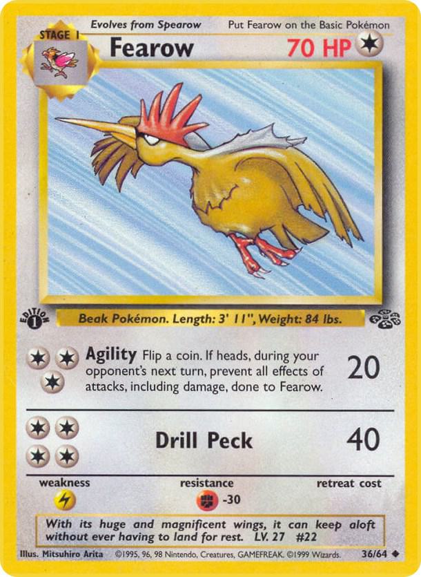 Fearow 36/64 (Jungle)  - 1st Edition | Good Games Adelaide SA
