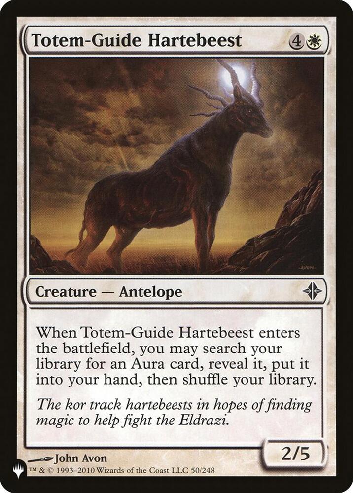 Totem Guide Hartebeest 50/248 (The List Reprints)  | Good Games Adelaide SA