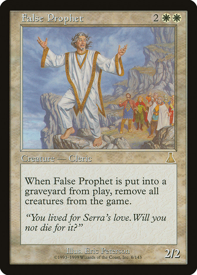 False Prophet [Urza's Destiny] | Good Games Adelaide SA