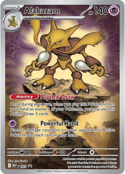 Alakazam 009 (ME: Mega Evolution Promo)  - Holofoil | Good Games Adelaide SA