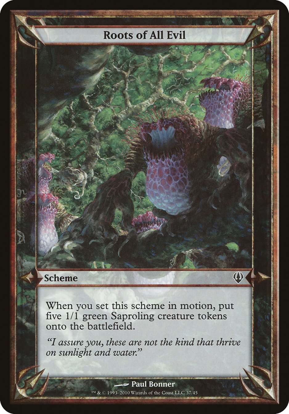 Roots of All Evil  (Oversize Cards)  | Good Games Adelaide SA