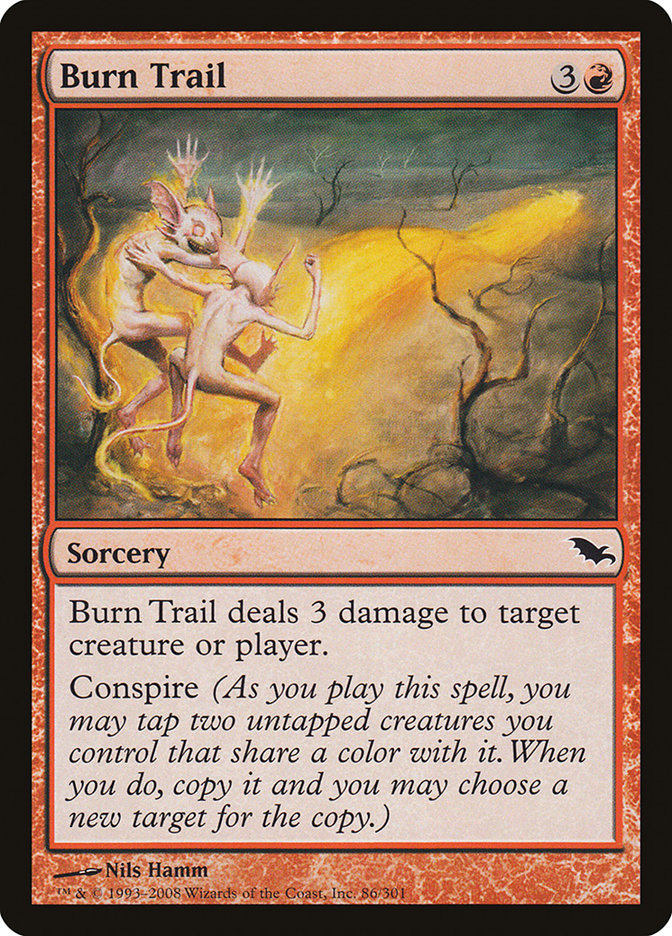 Burn Trail 86 (Shadowmoor)  - Foil | Good Games Adelaide SA